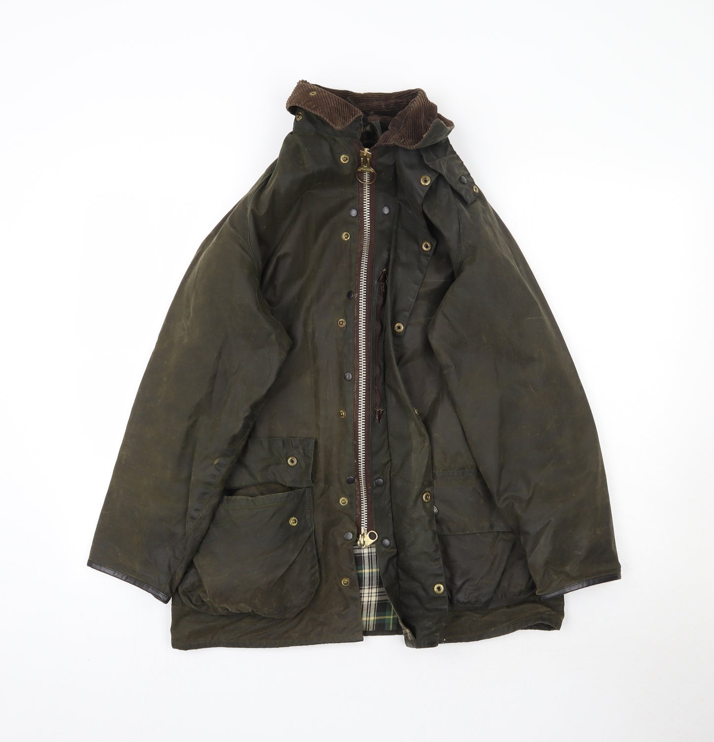 Barbour Mens Brown   Overcoat Coat Size L