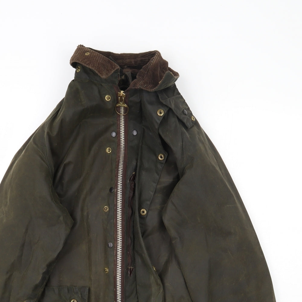 Barbour Mens Brown   Overcoat Coat Size L