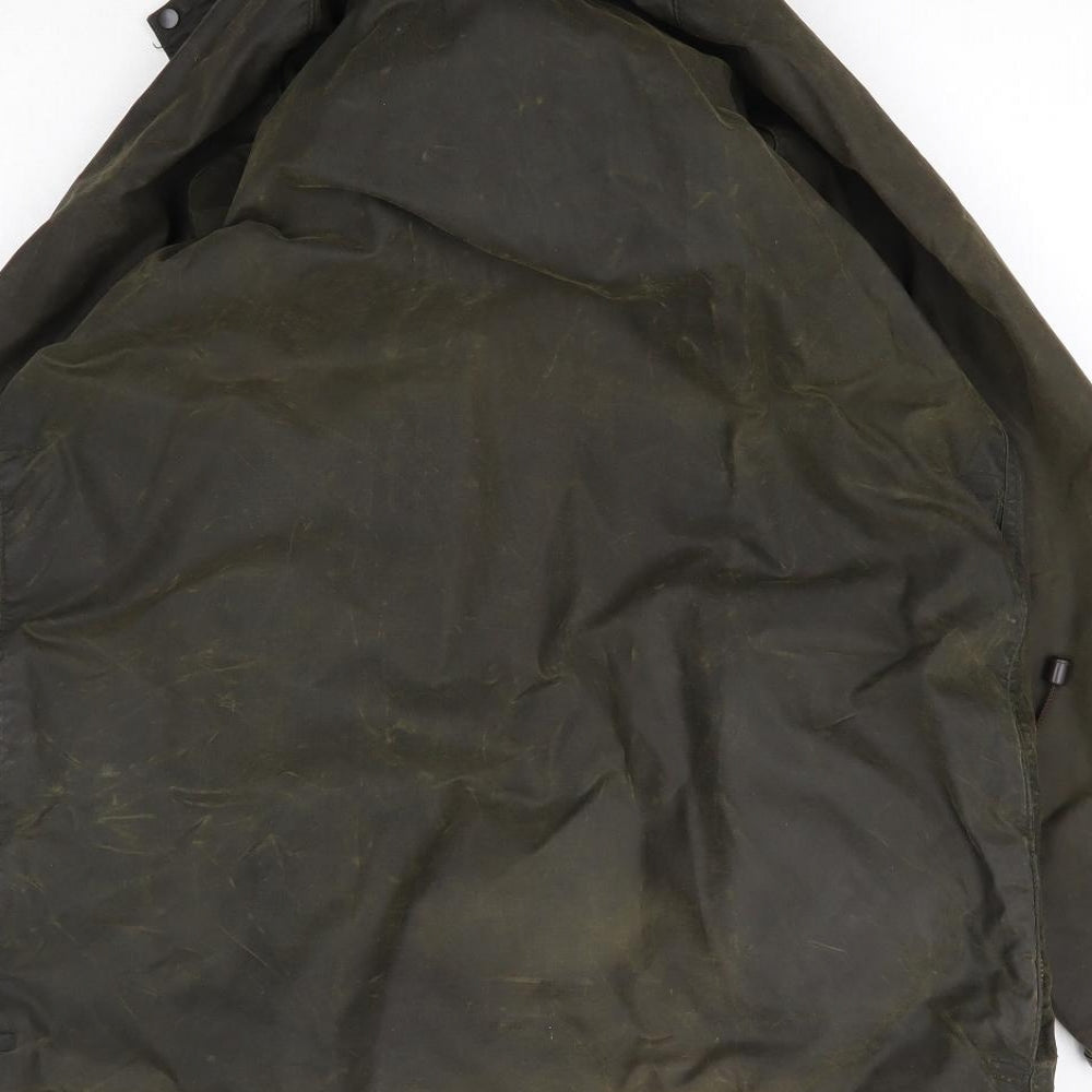 Barbour Mens Brown   Overcoat Coat Size L