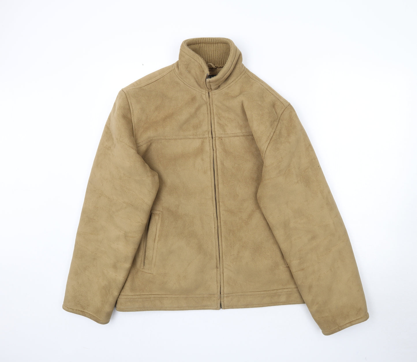 George Womens Beige   Overcoat Coat Size L