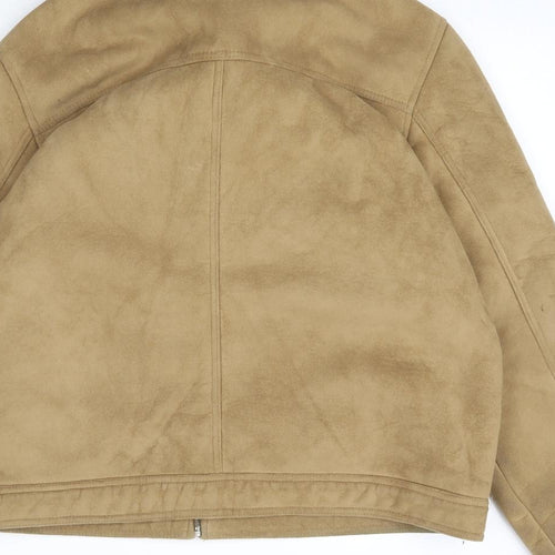 George Womens Beige   Overcoat Coat Size L