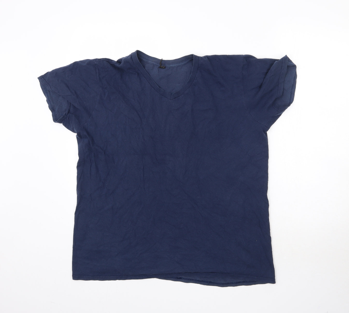 Preworn Mens Blue    T-Shirt Size L