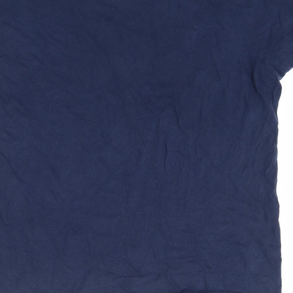 Preworn Mens Blue    T-Shirt Size L
