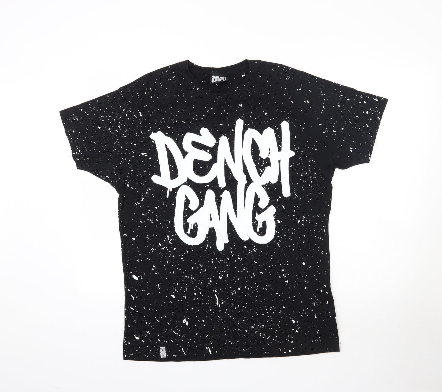 The Dench Mens Black    T-Shirt Size L