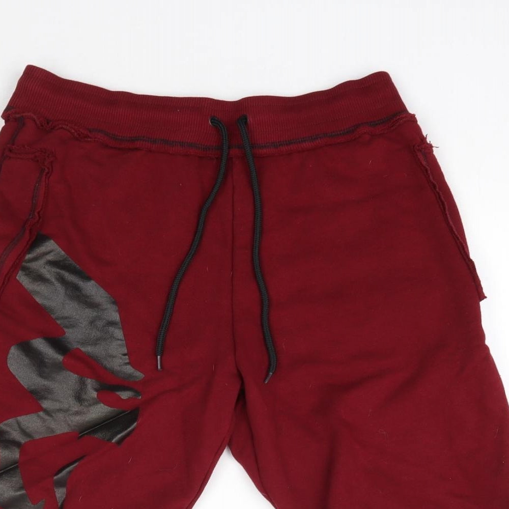 Xplosive Mens Red   Sweat Shorts Size L