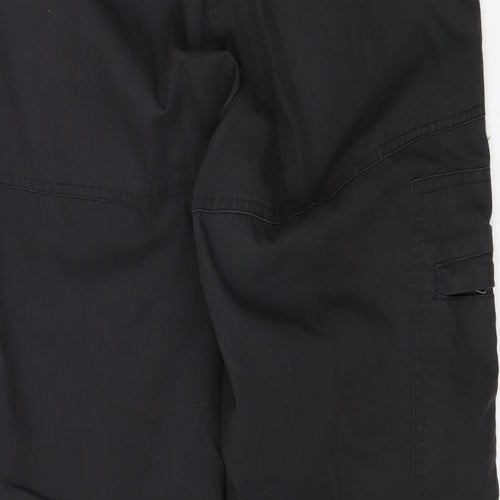 Regatta Womens Black   Cargo Trousers Size 10 L28 in