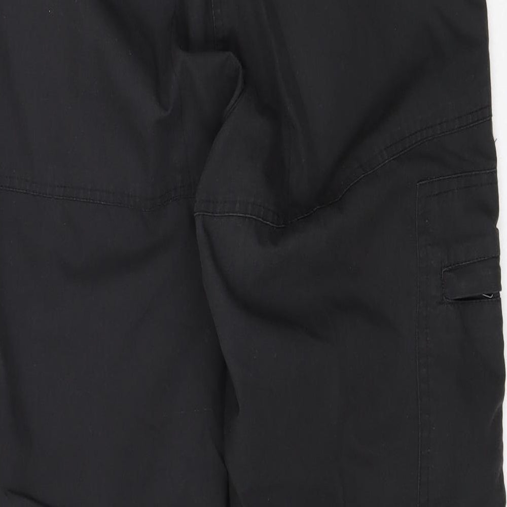 Regatta Womens Black   Cargo Trousers Size 10 L28 in