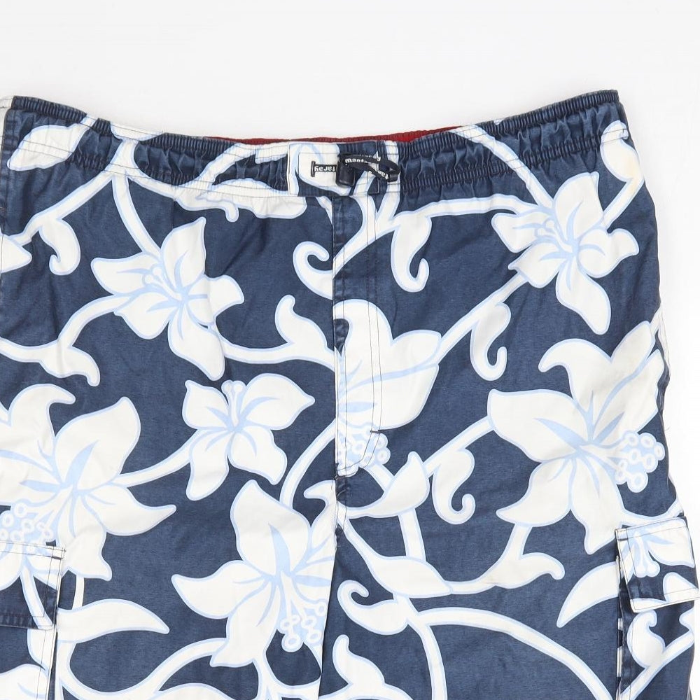 Debenhams Mens Blue   Bermuda Shorts Size M - Swimming