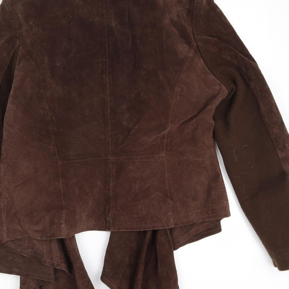 Preworn Womens Brown   Jacket  Size 16  - Waterfall