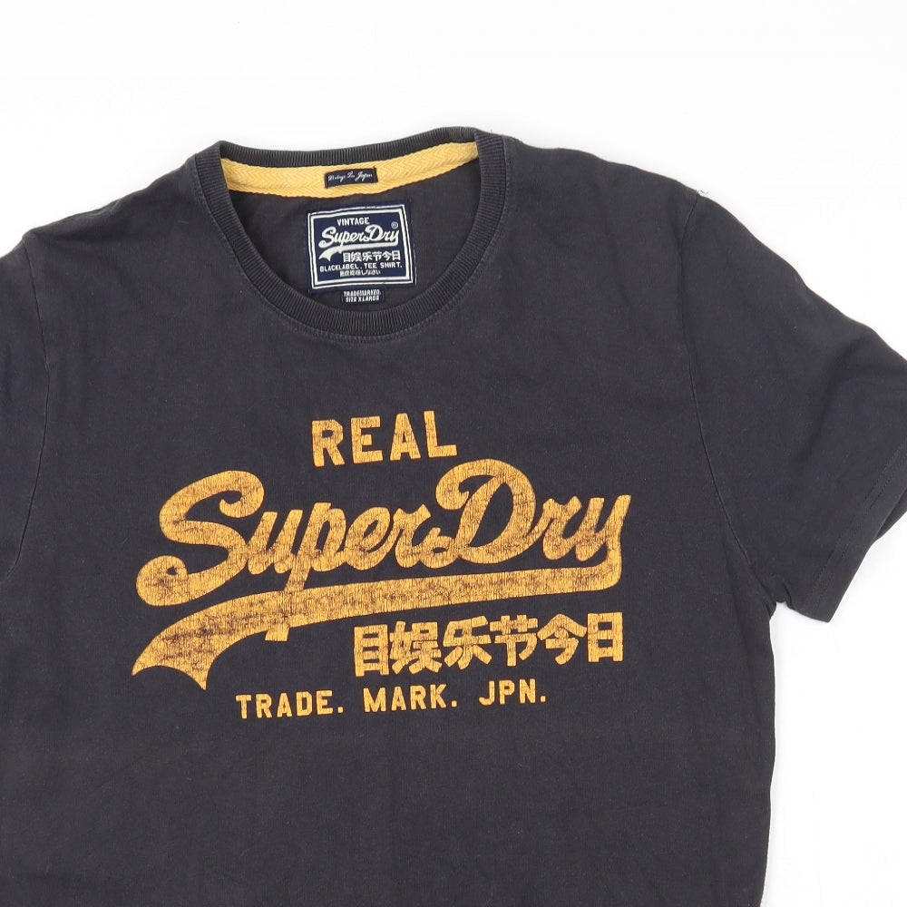 Superdry Mens Grey    T-Shirt Size XL