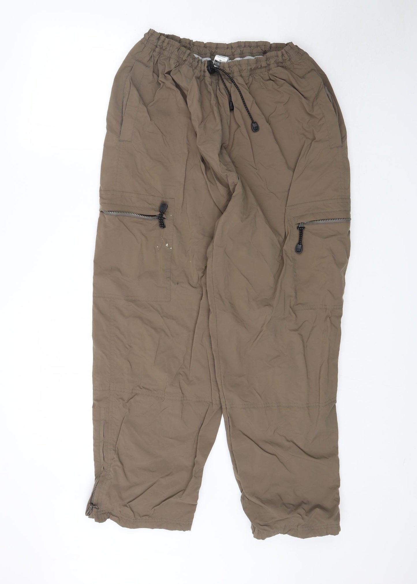 Marks and Spencer Mens Brown   Trousers  Size 36 L29 in