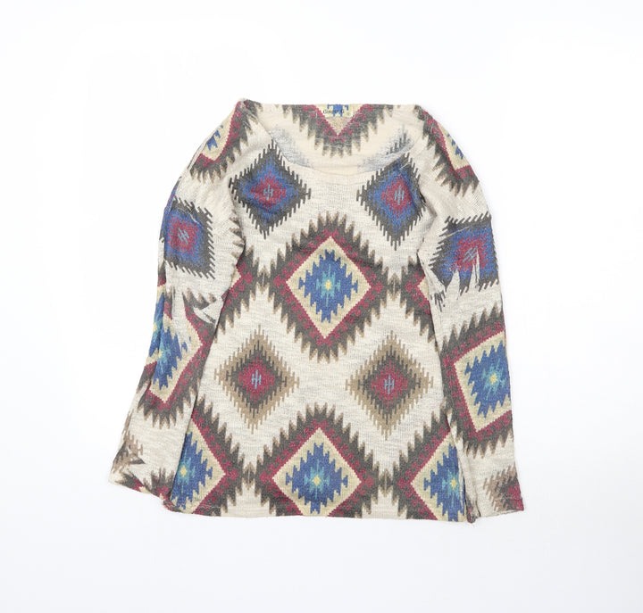 Ginger G Womens Multicoloured Basic Blouse Size S