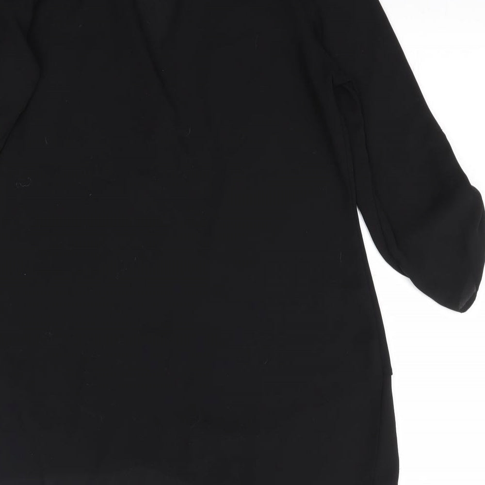 Paraphrase Womens Black   Basic Blouse Size S