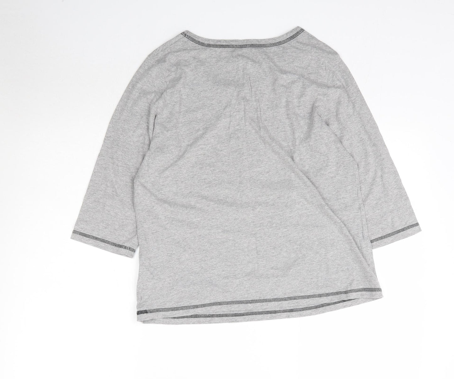 F&F Womens Grey   Top Pyjama Top Size 12