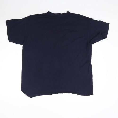 B&C collection Mens Blue    T-Shirt Size L  - Homer Simpson