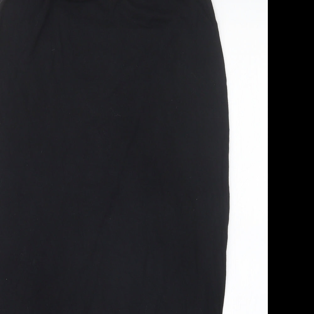 Boohoo Womens Black   Straight & Pencil Skirt Size 12
