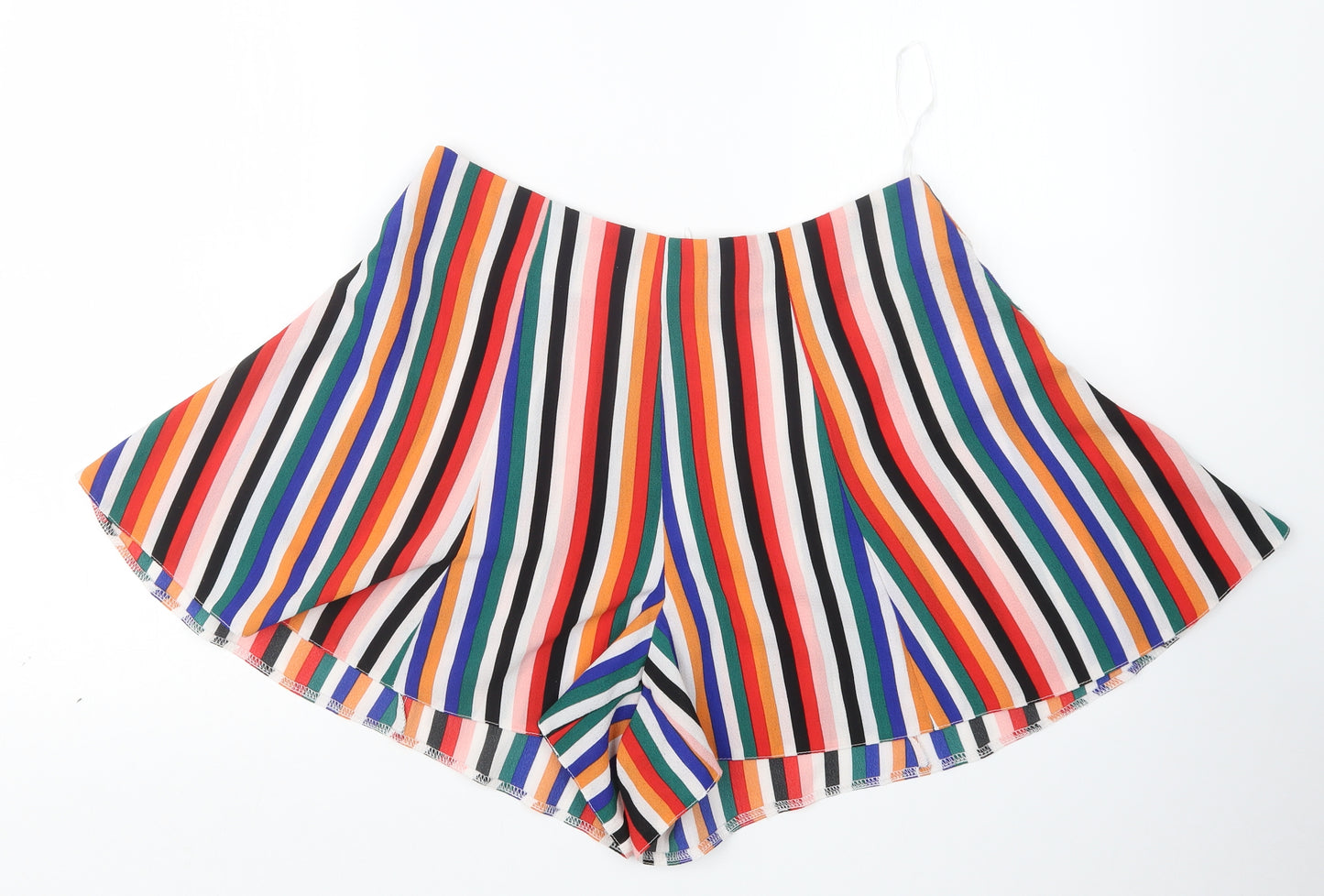 New Look Womens Blue Striped  Bermuda Shorts Size 12