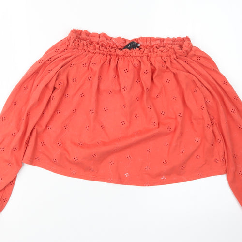 New Look Womens Pink   Cropped T-Shirt Size 12