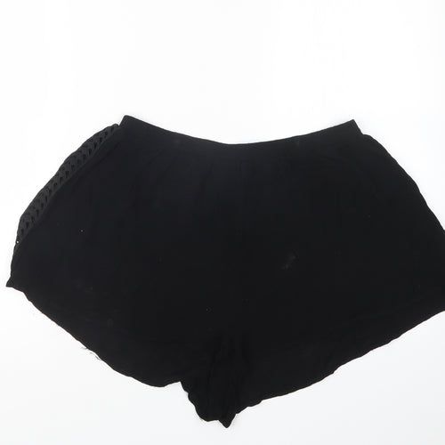 New Look Womens Black   Hot Pants Shorts Size L