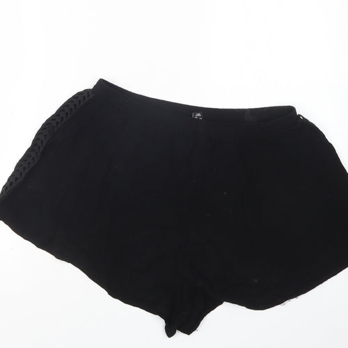 New Look Womens Black   Hot Pants Shorts Size L