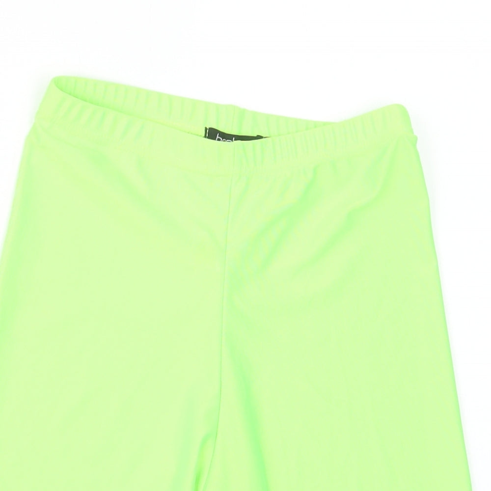 Boohoo Womens Green   Bermuda Shorts Size 10