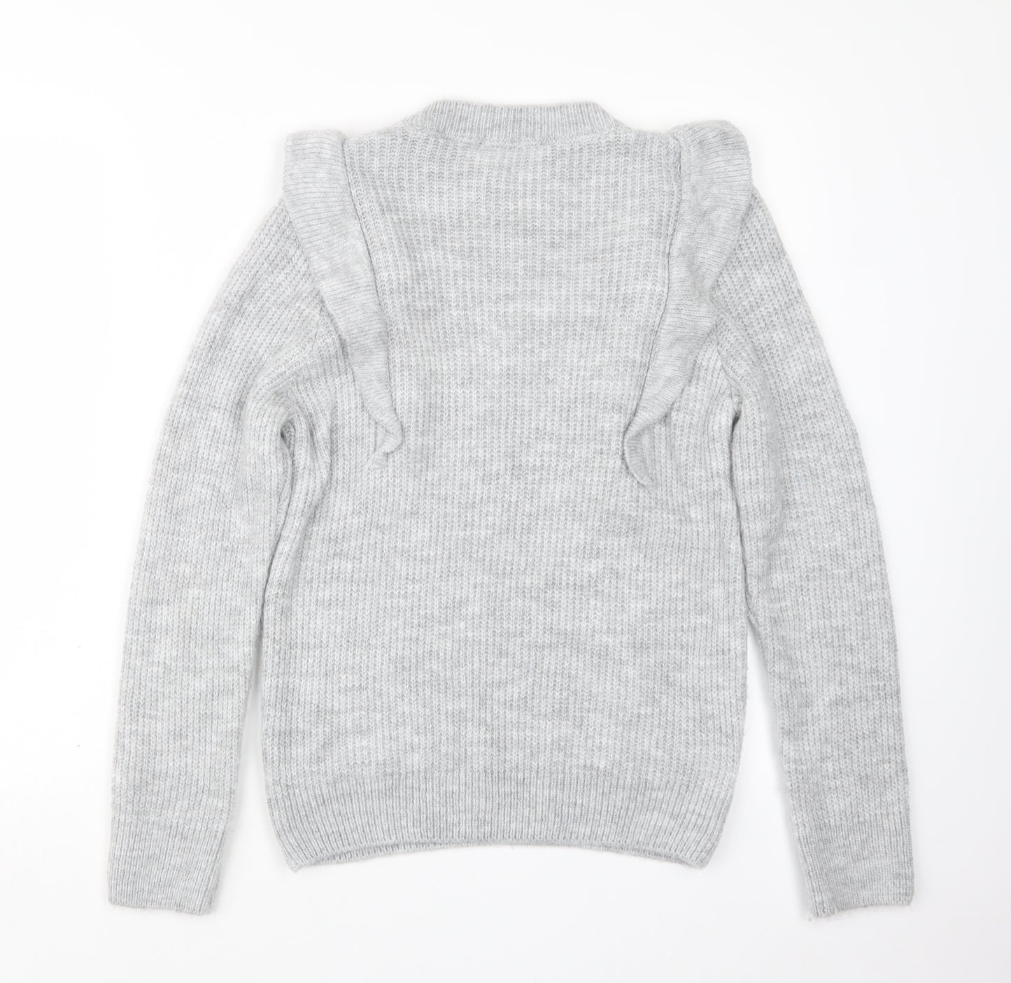 George Womens Grey  Knit Pullover Jumper Size M