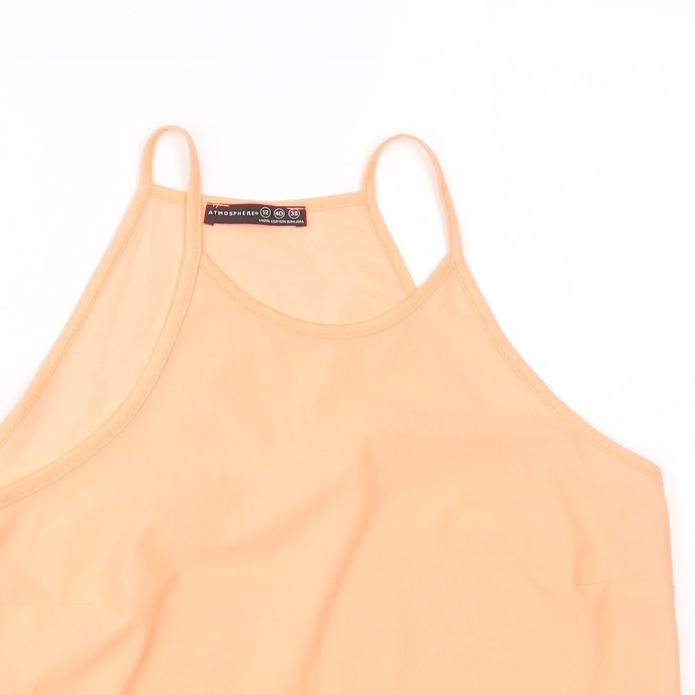 Atmosphere Womens Orange   Basic Blouse Size 12