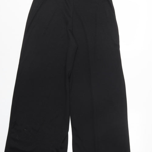 PRETTYLITTLETHING Womens Black   Trousers  Size 14 L30 in