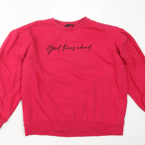 F&F Womens Pink   Pullover Jumper Size 14