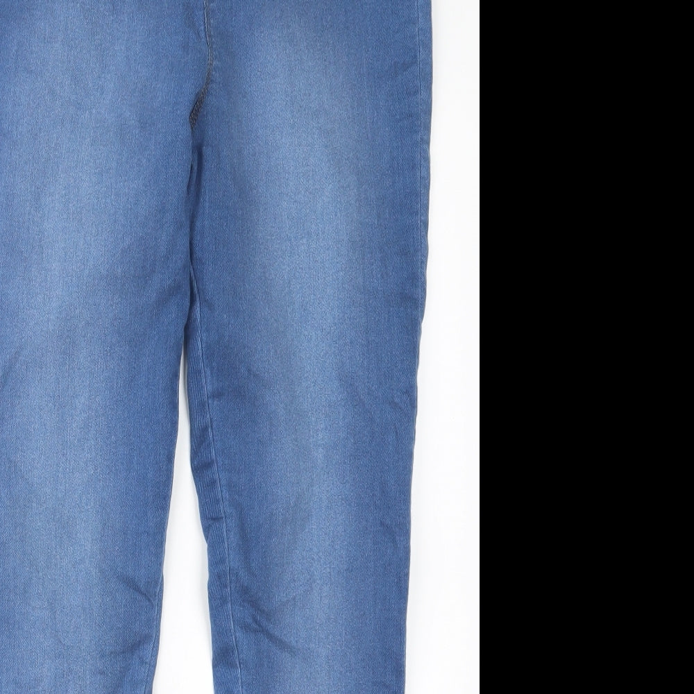 Peacocks Womens Blue  Denim Jegging Jeans Size 12 L28 in