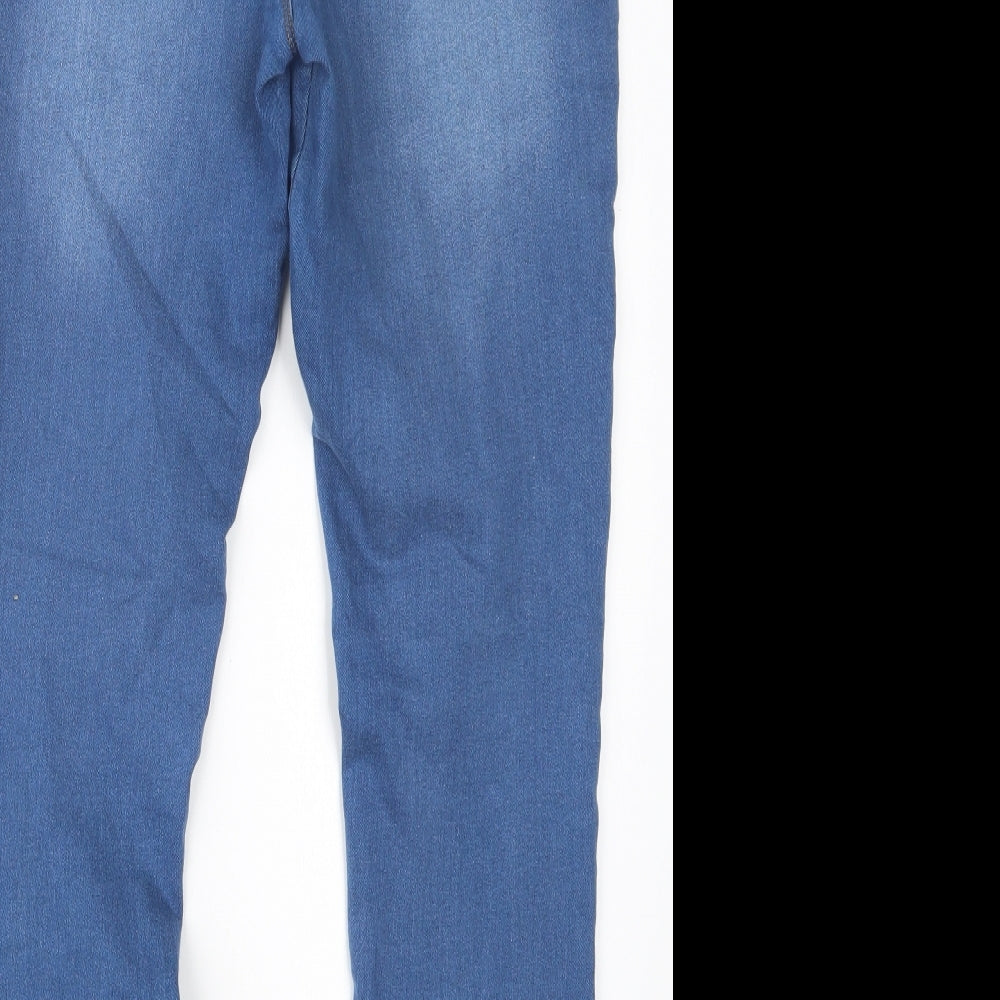 Peacocks Womens Blue  Denim Jegging Jeans Size 12 L28 in