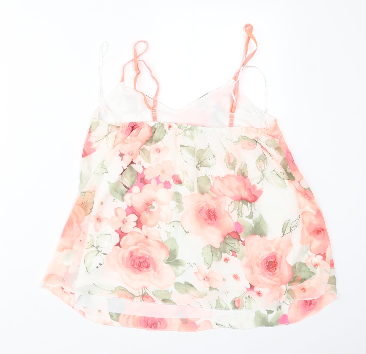 Quiz Womens Pink Floral  Camisole Button-Up Size 10