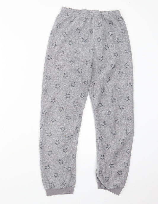 Primark Girls Grey Geometric  Capri Pyjama Pants Size 9-10 Years