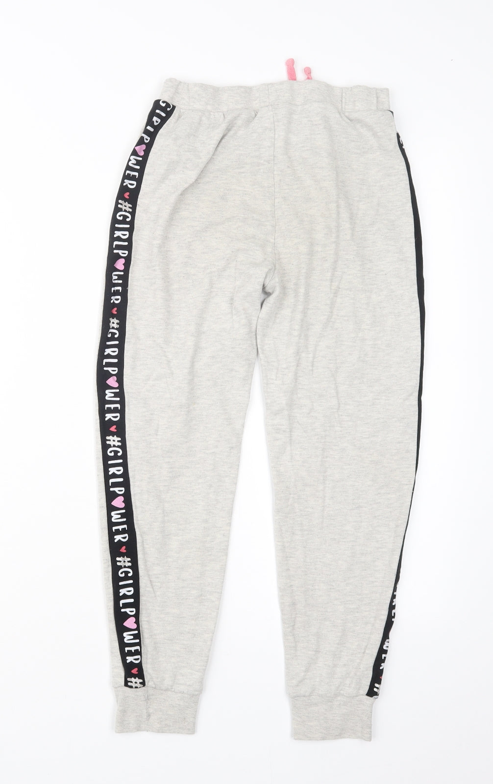 George Girls Grey   Jogger Trousers Size 9 Years