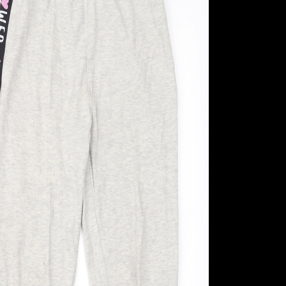 George Girls Grey   Jogger Trousers Size 9 Years