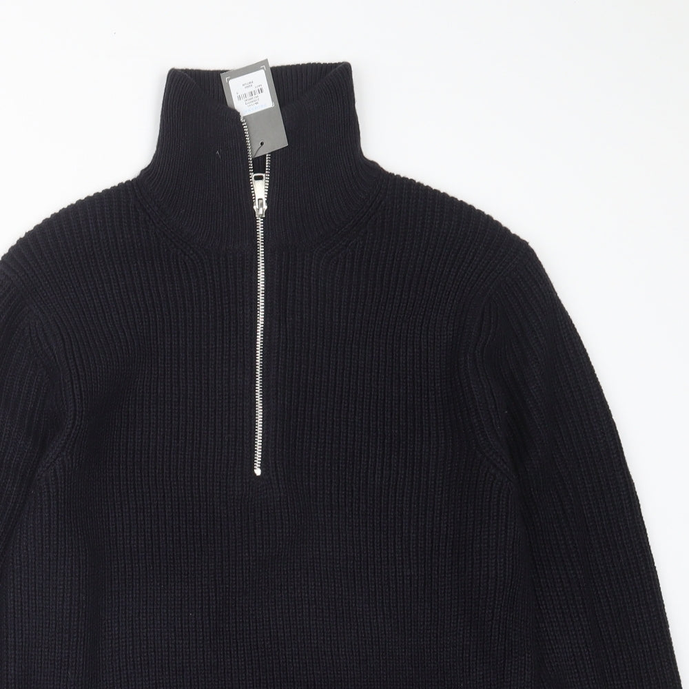 Primark Mens Blue  Knit Pullover Sweatshirt Size S