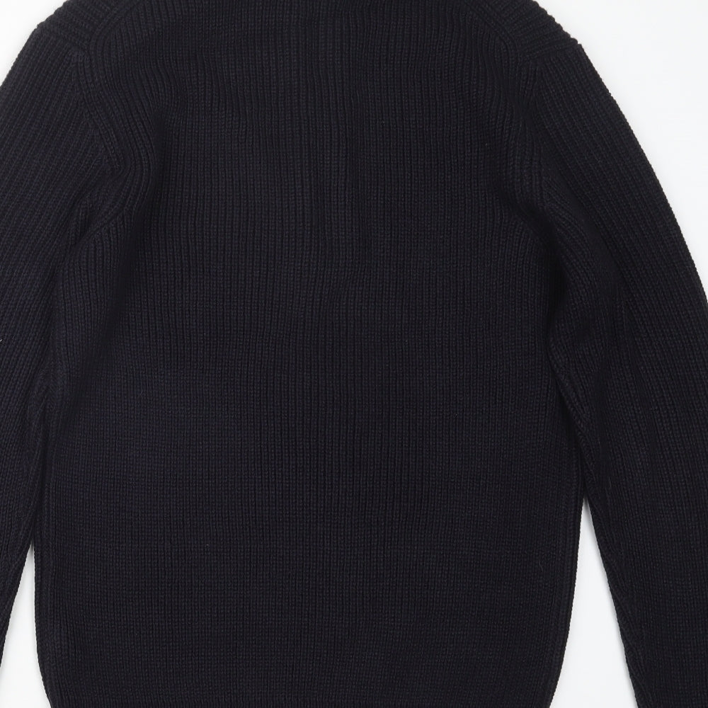 Primark Mens Blue  Knit Pullover Sweatshirt Size S