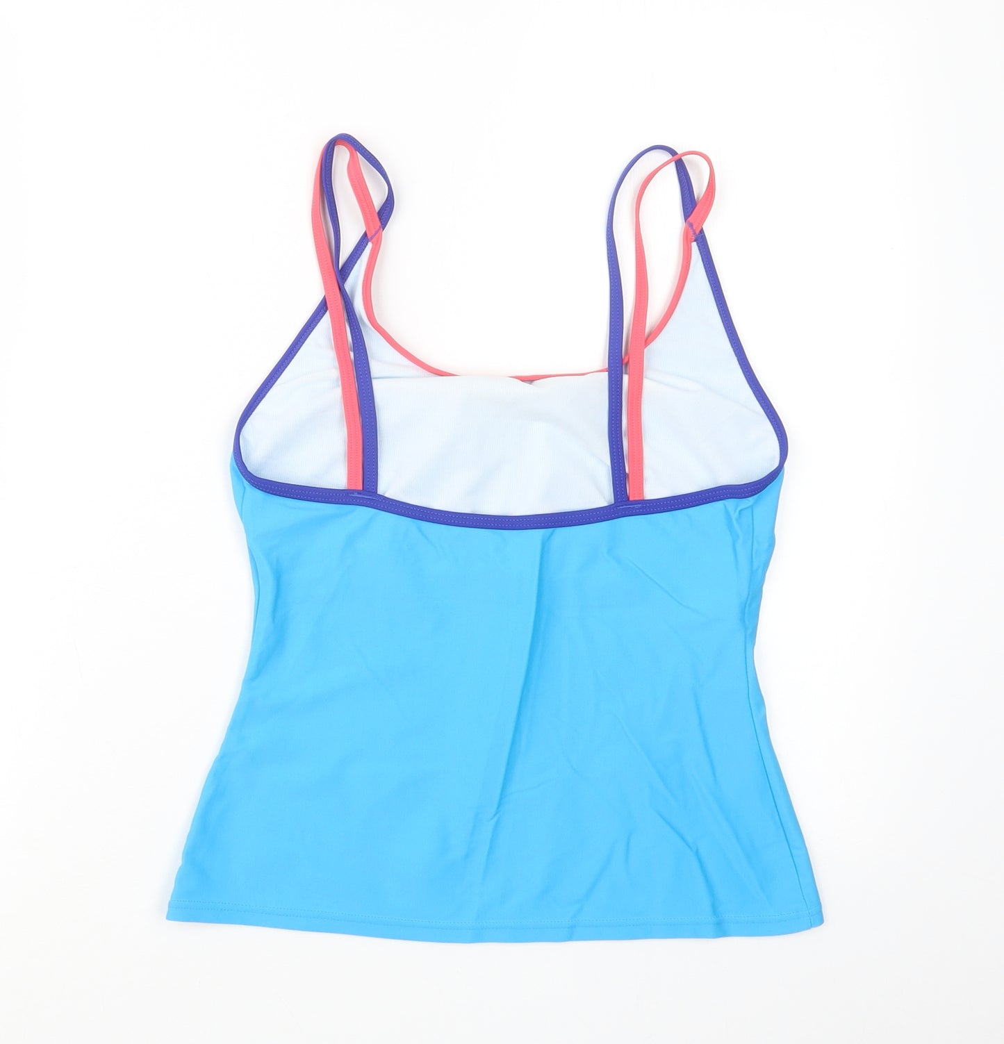 Resort Womens Blue   Basic T-Shirt Size 14  - Swimming