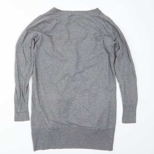 H&M Womens Grey   Cardigan Jumper Size S