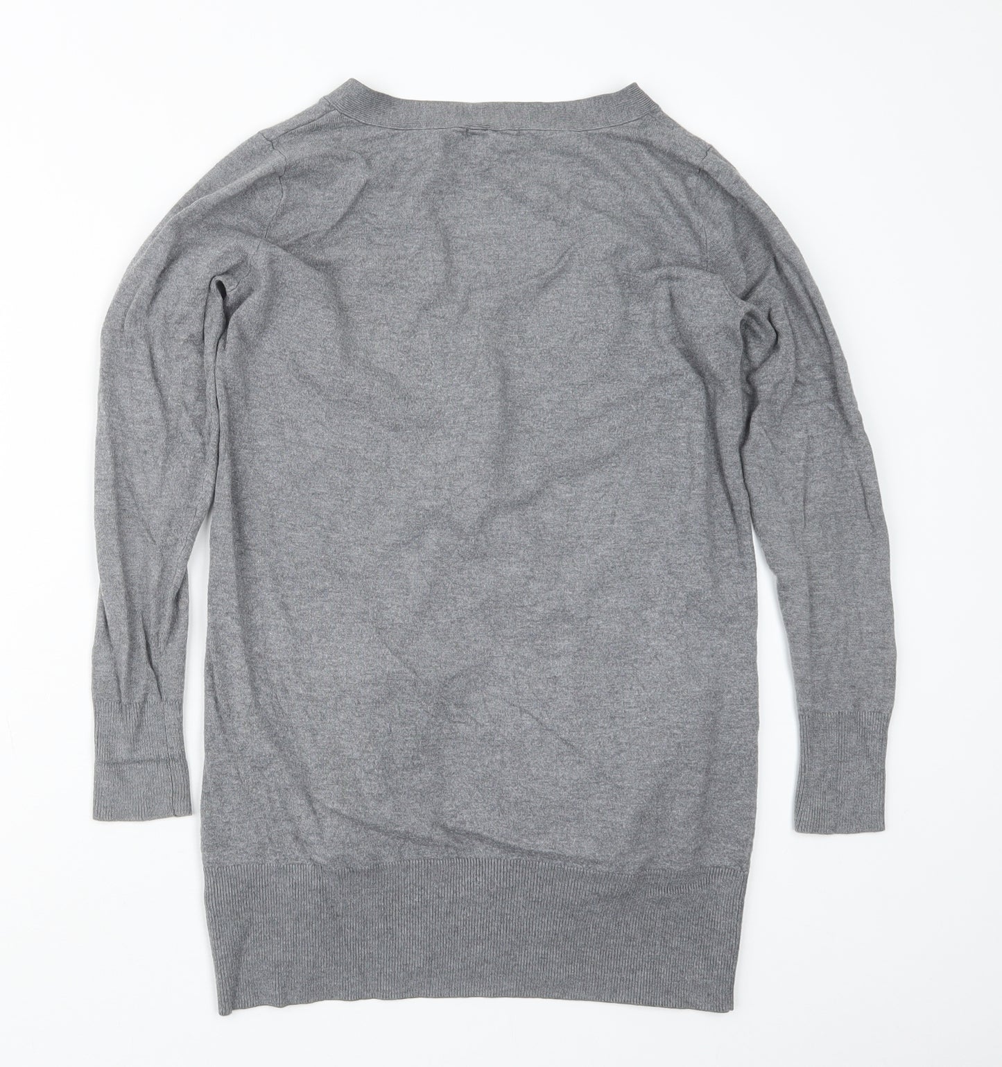 H&M Womens Grey   Cardigan Jumper Size S