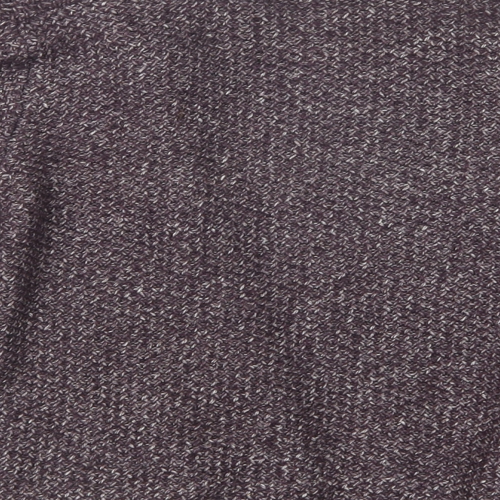 DASH Womens Purple  Knit Cardigan Jumper Size 16