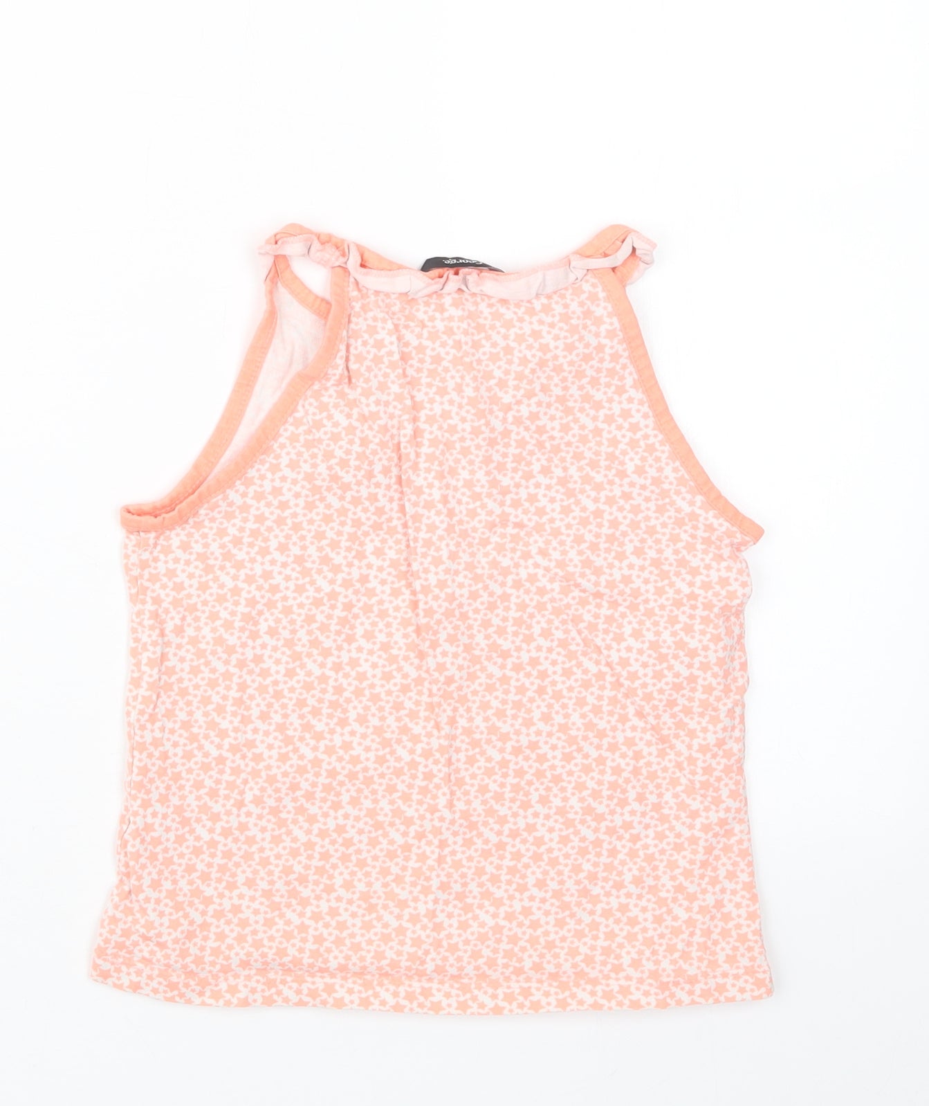 George Girls Orange Geometric  Basic T-Shirt Size 7-8 Years