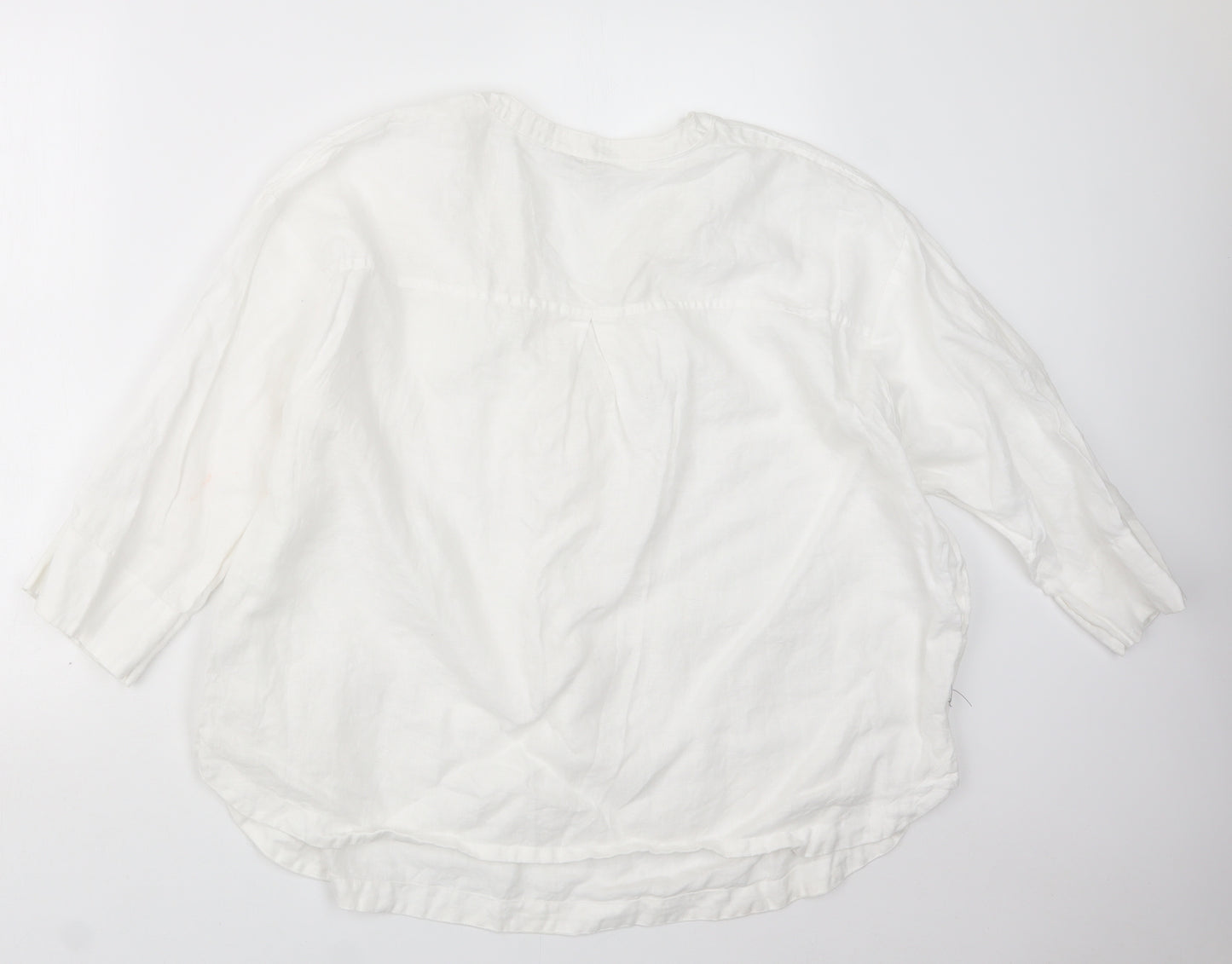 Monsoon Womens White   Basic Blouse Size 20