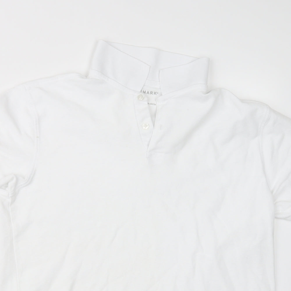 Primark Mens White    Polo Size L