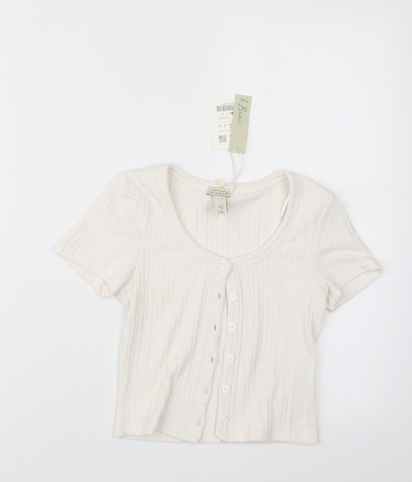 Pull&Bear Womens Beige   Cardigan Jumper Size S