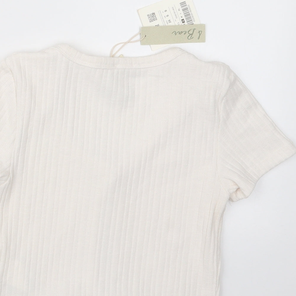 Pull&Bear Womens Beige   Cardigan Jumper Size S