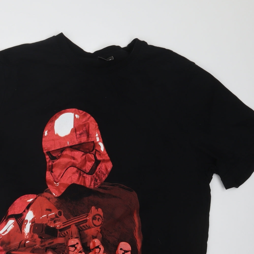 Star Wars Mens Black    T-Shirt Size L  - Star Wars