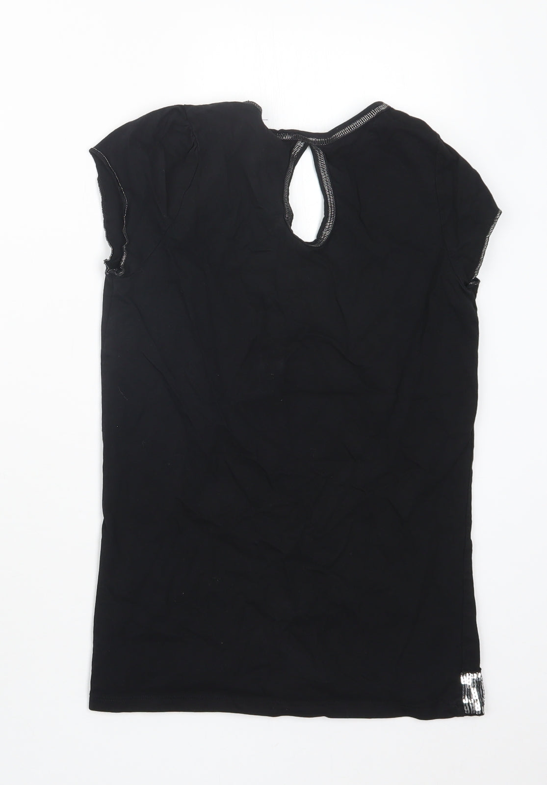 Cherokee Girls Black   Basic T-Shirt Size 13-14 Years