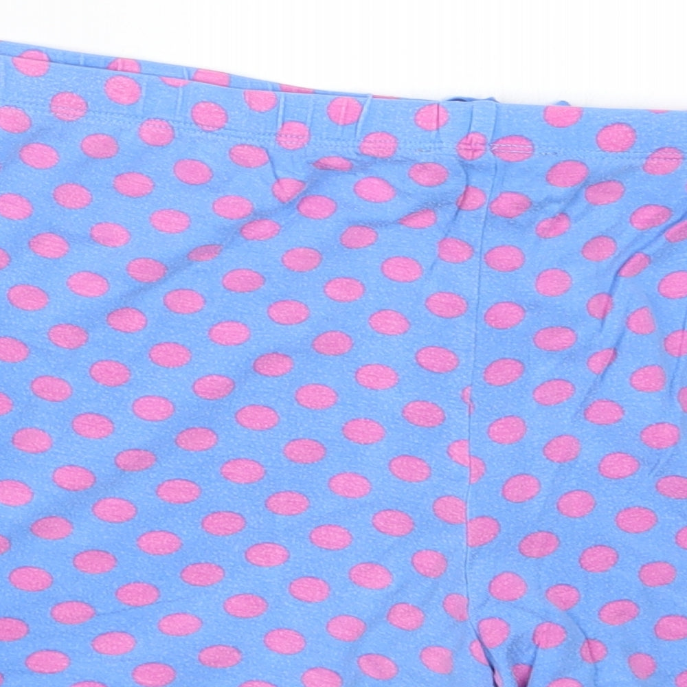 Kachel Womens Blue Geometric  Capri Pyjama Set Size L