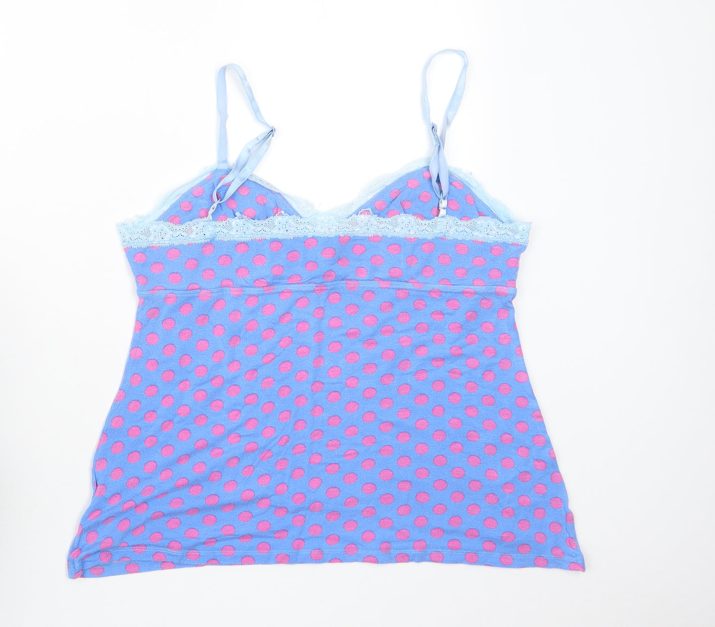 Kachel Womens Blue Geometric  Top Pyjama Set Size L